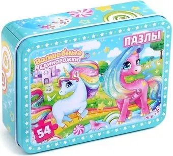 Puzzle Time Волшебные единорожки 4637540 (54 эл)