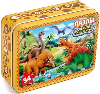 Puzzle Time Земля динозавров 4637539 (54 эл)