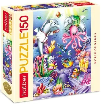 Hatber Подводные приключения 150ПЗ4_04315 (150 эл)