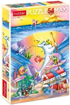 Hatber Maxi Подводные приключения 54ПЗ3_04313 (54 эл)