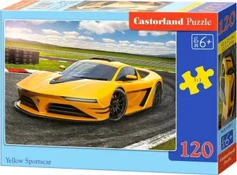 Castorland Желтый спорткар B-13500 (120 эл)