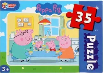 Умные игры Свинка Пеппа 4680107920980 (35 эл)