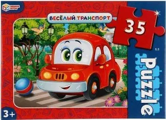 Умные игры Веселый транспорт 4680107968371 (35 эл)