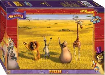 Step Puzzle Мадагаскар 3 75107 (120 эл)