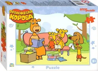 Step Puzzle Оранжевая корова 77023 (80 эл)