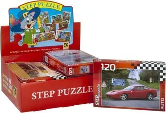 Step Puzzle Золотая серия - 10 Машины 75010 (120 эл)