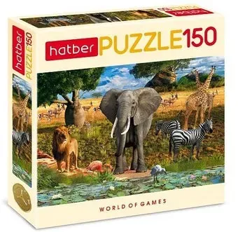 Hatber Животные саванны 150ПЗ4_12234