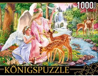 Konigspuzzle Ангелы с оленятами ФK1000-6633
