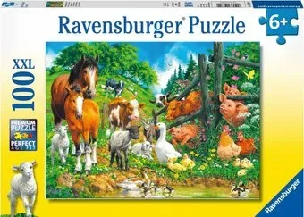 Ravensburger Встреча животных 10689 (100 эл)