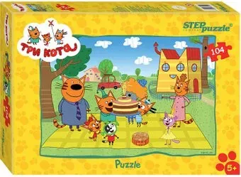 Step Puzzle Три кота 82156 (104 эл)