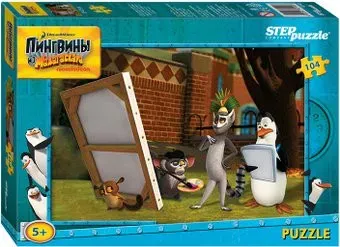 Step Puzzle Пингвины из Мадагаскара 82140 (104 эл)