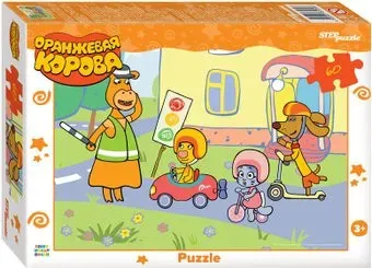 Step Puzzle Оранжевая корова 81039 (60 эл)