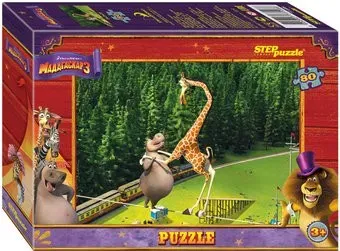Step Puzzle Мадагаскар 3 77108 (80 эл)