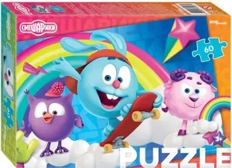 Step Puzzle Смешарики new 81203 (60 эл)