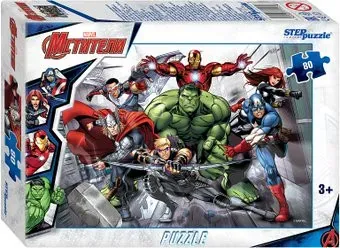 Step Puzzle Marvel new 77179 (80 эл)