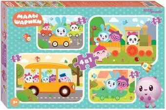 Step Puzzle Малышарики 4 в 1 92312 (72 эл)