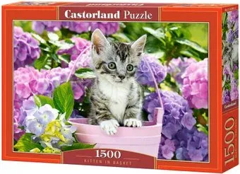Castorland Котенок в корзине C-152001 (1500 эл)
