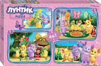 Step Puzzle Лунтик 4 в 1 92311 (72 эл)