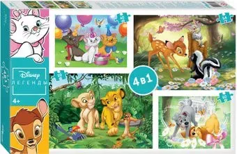 Step Puzzle Легенды Disney 4 в 1 92319 (184 эл)