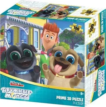 Prime 3D Дружные мопсы 7586108 (100 эл)