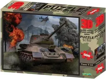 Prime 3D Super 3D Танк Т-34 10177 (500 эл)