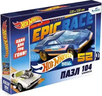 Origami Game Hot Wheels Muscle Speeder 05859 (104 эл)