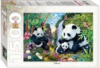 Step Puzzle Панды 83075 (1500 эл)