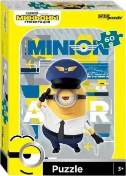 Step Puzzle Миньоны. Грювитация 81190 (60 эл)