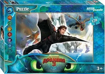 Step Puzzle Как приручить дракона - 3 75159 (120 эл)