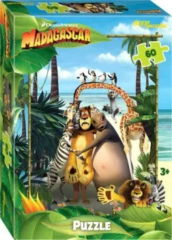 Step Puzzle Мадагаскар-3 81188 (60 эл)