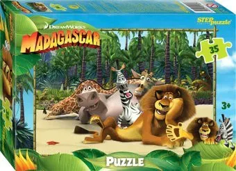 Step Puzzle Мадагаскар 3 91185 (35 эл)