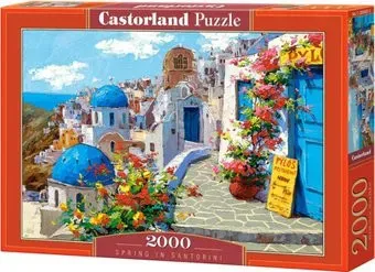 Castorland Весна в Санторини C-200603