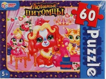 Умные игры Любимые питомцы 4680107915801 (60 эл)