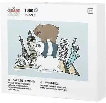 Miniso We Bare Bears. Достопримечательности 4622 (1000 эл)