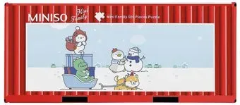 Miniso Mini Family Series. Red Container 6296 (500 эл)