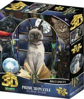 Prime 3D Стерео пазл. Магия кошек