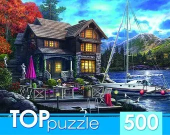 Top Puzzle Ночной дом и яхта