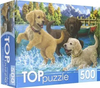 Top Puzzle Игривые щенки