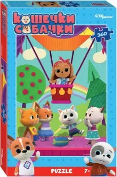 Step Puzzle Кошечки и собачки 96107