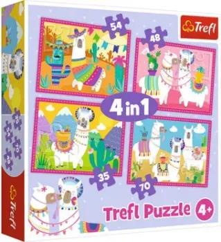 Trefl Ламы на каникулах 34322 (4 в 1)