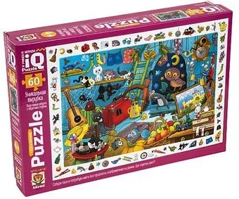 Айрис-Пресс IQ с развивающей игрой. Зверюшки в избушке