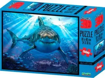 Prime 3D Стерео пазл. Большая белая акула