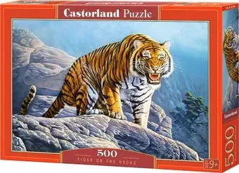 Castorland Тигр на скалах