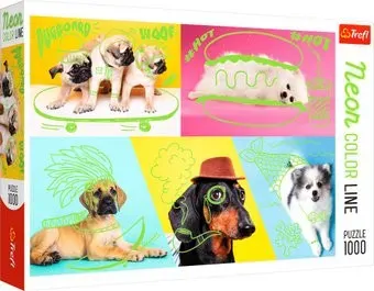 Trefl Neon Color Line Отпадные собаки