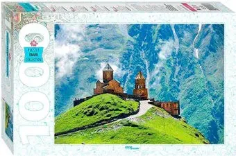 Step Puzzle Грузия. Казбек. Троицкая церковь в Гергети