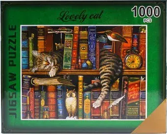 Darvish Кот и книги DV-T-2568 (1000 эл)