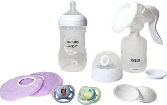 Philips Avent Natural Comfort с бутылочкой для кормления SCD255/05