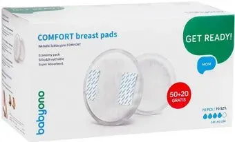 BabyOno Вкладыши для бюстгальтера 296 (50+20 шт)