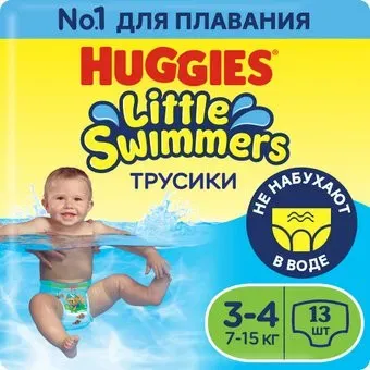 Huggies Little Swimmers 3-4 (13 шт)