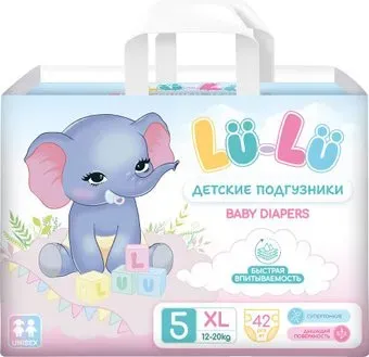 Lu-Lu Diapers №5 (XL, 42 шт)